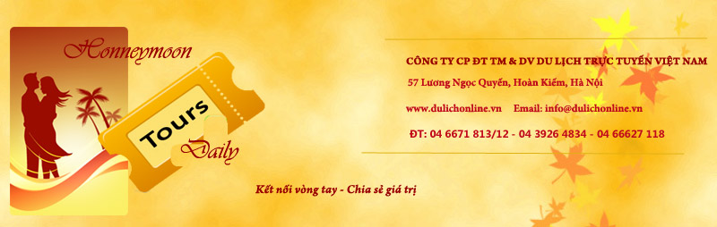 Tour du lịch trăng mật tại V Resort